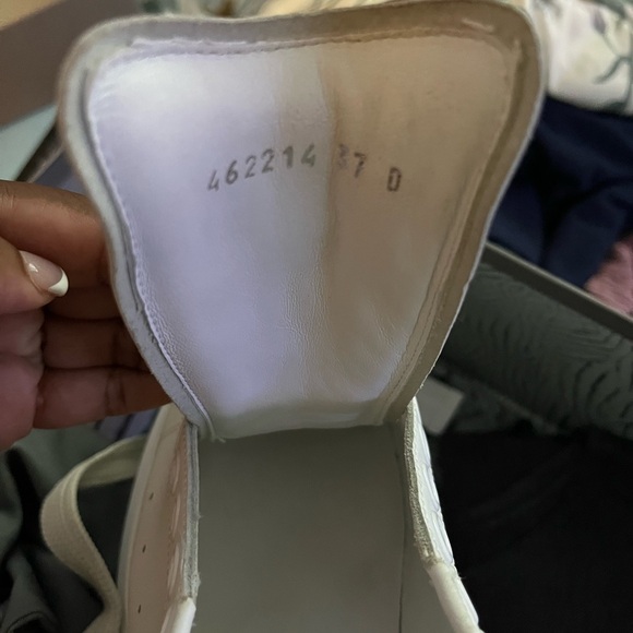 Alexander McQueen White and Bright Yellow Sneakers - Picture 5 of 5